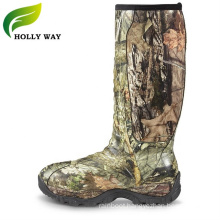 Cheap Camo Waterproof Neoprene Rubber Knee High Hunting Boots for Men